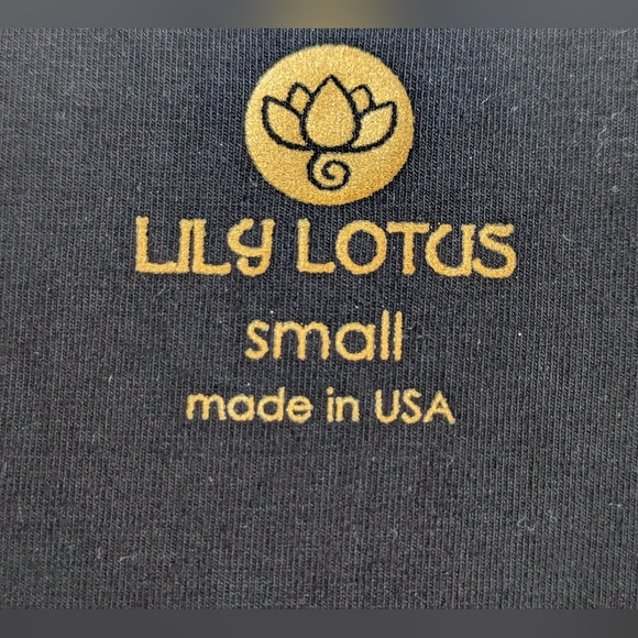 Hamsa hand tank top Small lily lotus racer back cotton spiritual yoga meditation - Picture 3 of 5